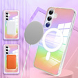 Case for Samsung Galaxy S24 FE, Fusion Hybrid, for MagSafe, multicolor + Screen Glass