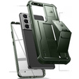 Armored case for Samsung Galaxy S21 Ultra, Dexnor Full Body, green