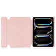 Keyboard case for iPad Pro 11" 2024 (5 gen.), Rotary 360° Leather, pink
