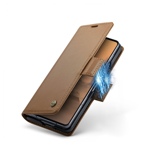 CASEME Litchi Wallet flip case for Samsung Galaxy Z Fold7 5G
