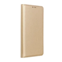 Case for Motorola Moto E13, Smart Magnet, gold + 9H glass