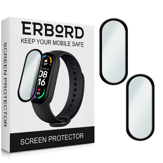 2x ERBORD Hybrid Glass for Xiaomi Mi Band 6