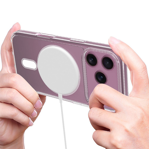Magnetic case TPU + Acrylic for iPhone 17 Pro Max