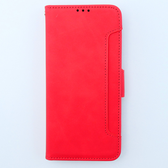 Flip case for Xiaomi 13T / 13T Pro, Card Slot, red