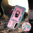 Case for Samsung Galaxy A56 5G, KickStand Camera Lens, pink / green