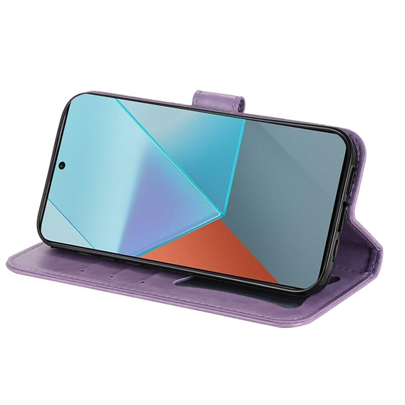Flip case for Xiaomi Redmi Note 13 Pro 5G, Mandala, purple