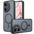 Case for Honor 400 5G, for MagSafe, ERBORD Matt Case, black