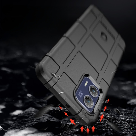 Case for Motorola Moto G73 5G, Rugged Shield, black