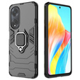 Case for Oppo A58 4G, Kickstand Ring, black