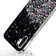 Case for Samsung Galaxy Note 10 Plus, Glittery, black