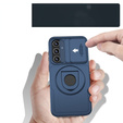 Case for Samsung Galaxy S23 FE, Military Magnet, for MagSafe, blue