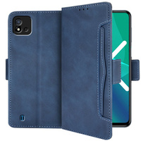 Flip case for Realme C11 2021 / C20 / C20A, Card Slot, blue