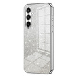 Glitter Case CamShield for Samsung Galaxy A57 5G, silver