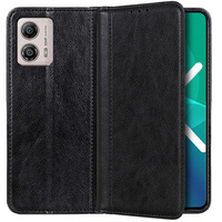 Flip case for Motorola Moto G53 / G23 / G13, Split Leather, black