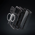 IP68 Waterproof Case for iPhone 16 Pro, SHELLBOX MagSafe, black