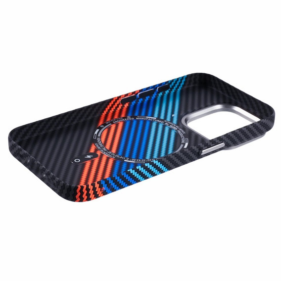 MagSafe's iPhone 13 Pro Max Case, Carbon Fiber, dark blue