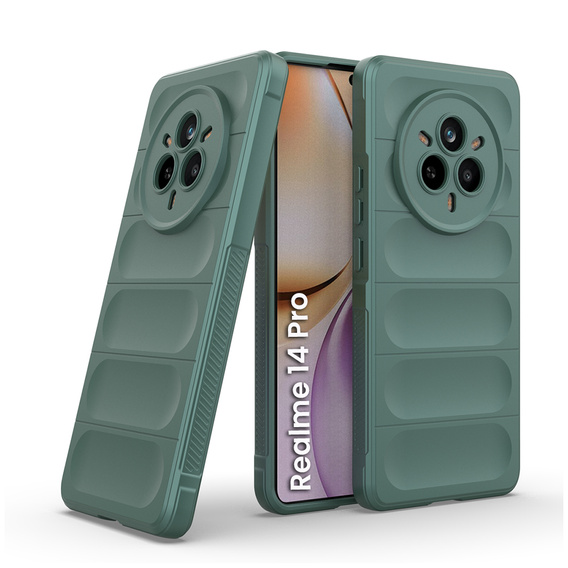 Case for Realme 14 Pro 5G, Gaming Shockproof, green