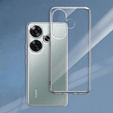 Case for Xiaomi Poco F6, Fusion Hybrid, transparent