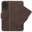 Flip case for Oppo A38 4G / Oppo A18 4G, Card Slot, brown