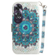 Flip case for Oppo A60, Wallet, Mandala Flower