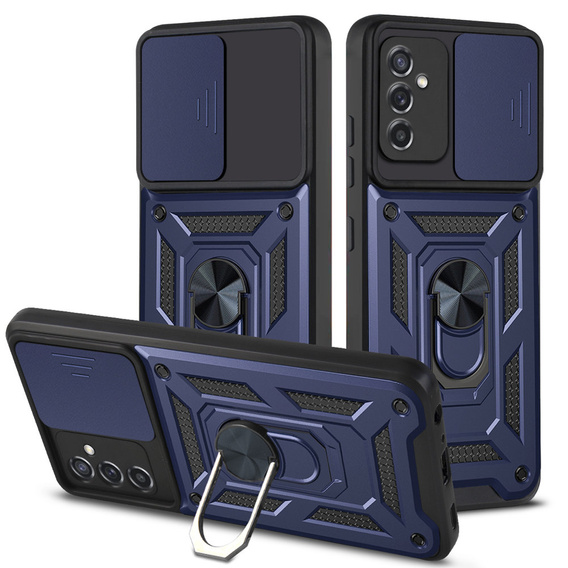 Case for Samsung Galaxy M52 5G, CamShield Slide, blue