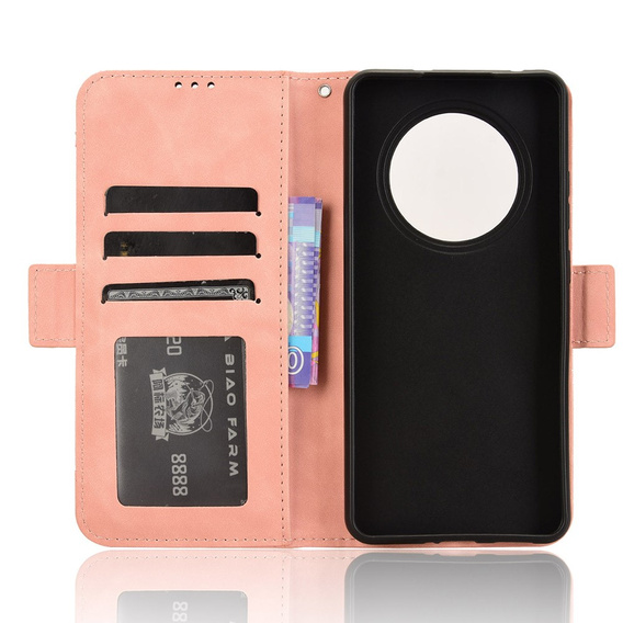 Flip case for Oppo Reno 12FS / 12F, Card Slot, pink