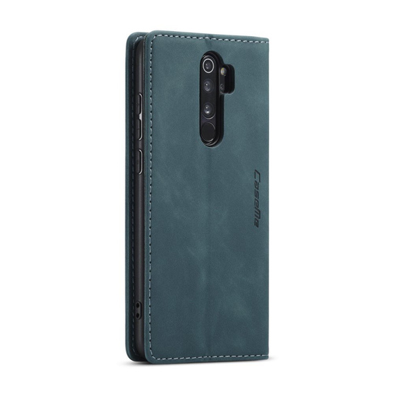 CASEME case for Xiaomi Redmi Note 8 Pro, Leather Wallet Case, turquoise