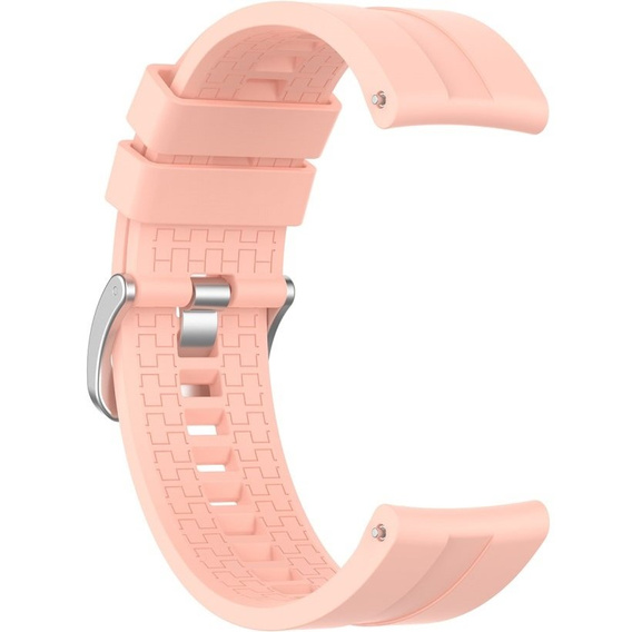 22mm Silicone strap with buckle for Huawei Watch GT / Watch GT2 - White