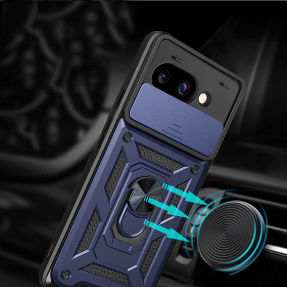 Case for Google Pixel 9A, CamShield Slide, blue