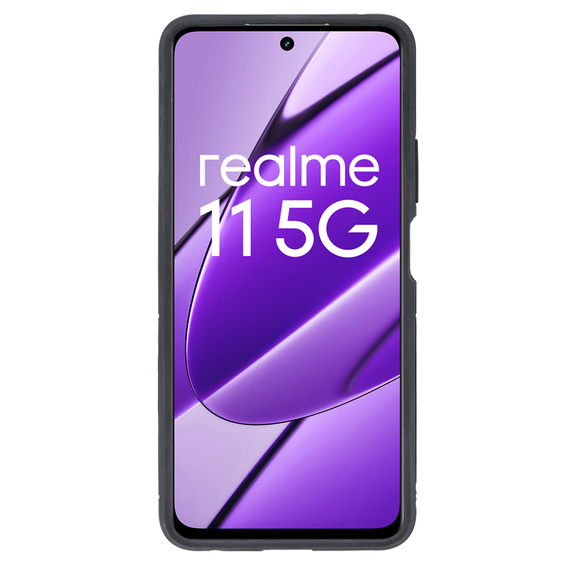 Case for Realme 11 5G, Kickstand Ring, black