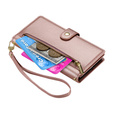 Flip case for Oppo Reno 13F 5G, Wallet Zipper Pocket, pink