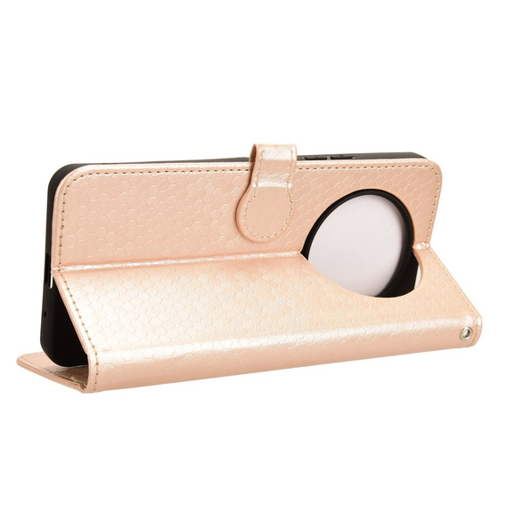 Flip case for Xiaomi Redmi A3, Wallet Rhombus, pink