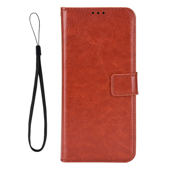 Flip case for Samsung Galaxy A36, Crazy Horse Wallet, brown