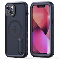 Waterproof case for iPhone 13, Redpepper, for MagSafe, black