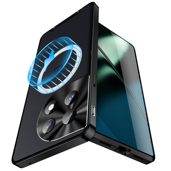 Camera Protection Case for OnePlus 12 5G, CamShield MagSafe, transparent / black