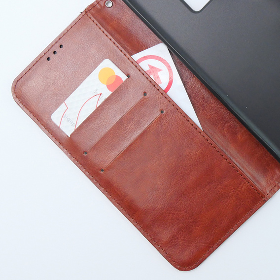 Flip case for Xiaomi 13T / 13T Pro, Crazy Horse Wallet, brown