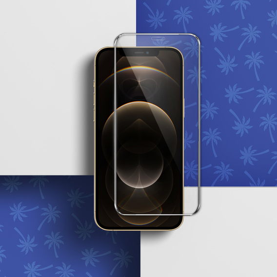 Diamond Palm Tempered Glass for iPhone 12 Pro Max