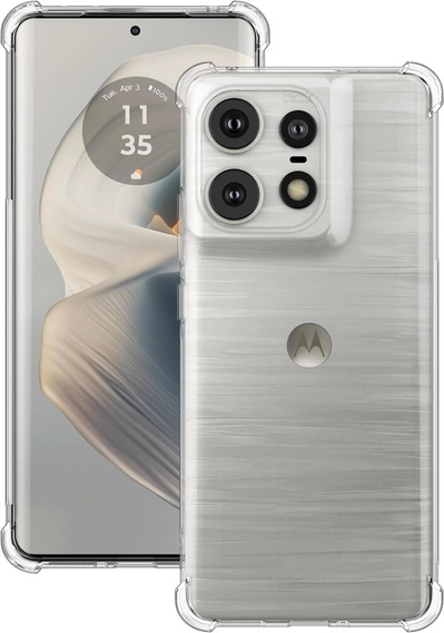 Case for Motorola Edge 50 Pro, Dropproof, transparent