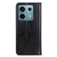 Case for Xiaomi Redmi Note 13 Pro 5G, Wallet Litchi Leather, black