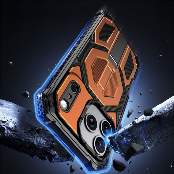 MagSafe-compatible protective case with stand for iPhone 17 Pro