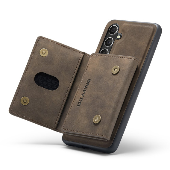 Case for Samsung Galaxy A56 5G, DG.MING 2in1, coffee