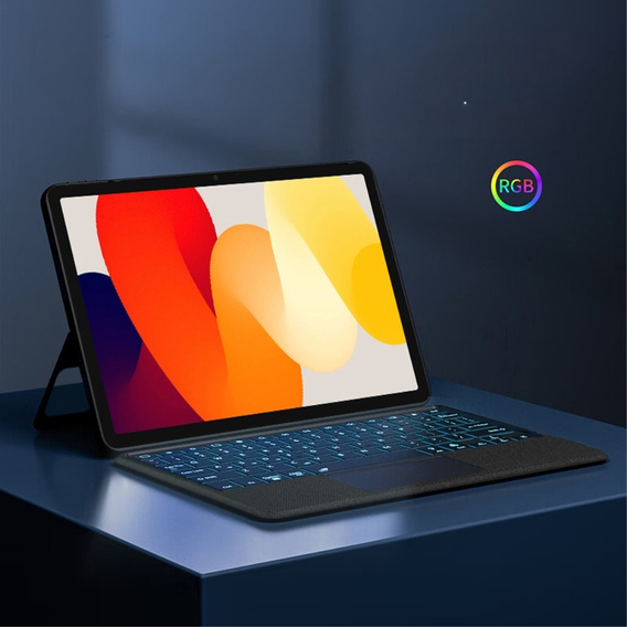 Case + keyboard Xiaomi Redmi Pad SE 11", Keyboard Touchpad, black