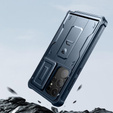 Armored case for Samsung Galaxy S24 Ultra, Dexnor Full Body (Two Frames), dark blue