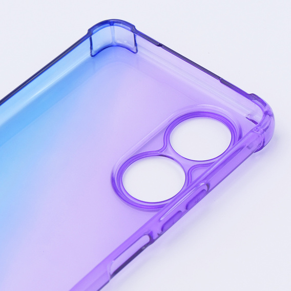 Case for Oppo A58 4G, Gradient Dropproof, Purple / blue