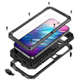 Case for iPhone 14 Pro, R-JUST, armoured, black