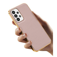 Case for Samsung Galaxy A53 5G, Cowhide Leather, pink