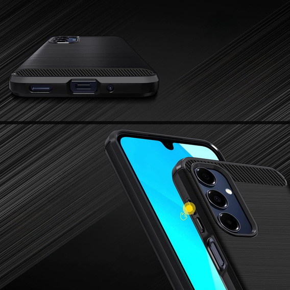 Case for Samsung Galaxy A16, Carbon, black