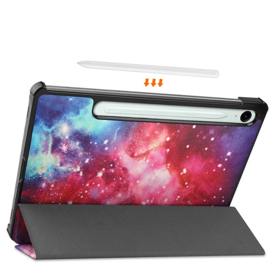 Case for Samsung Galaxy Tab S10 Lite / S10 FE / S9 FE, with flap, galaxy