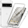 Case for Google Pixel 8 Pro, Shockproof, with film, transparent