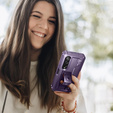 Armored case for Samsung Galaxy Z Fold 4 5G, Dexnor Full Body S-Pen Slot, purple
